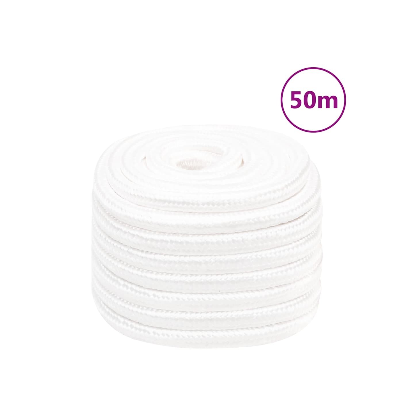 Corde de bateau Blanc complet 20 mm 50 m Polypropylène