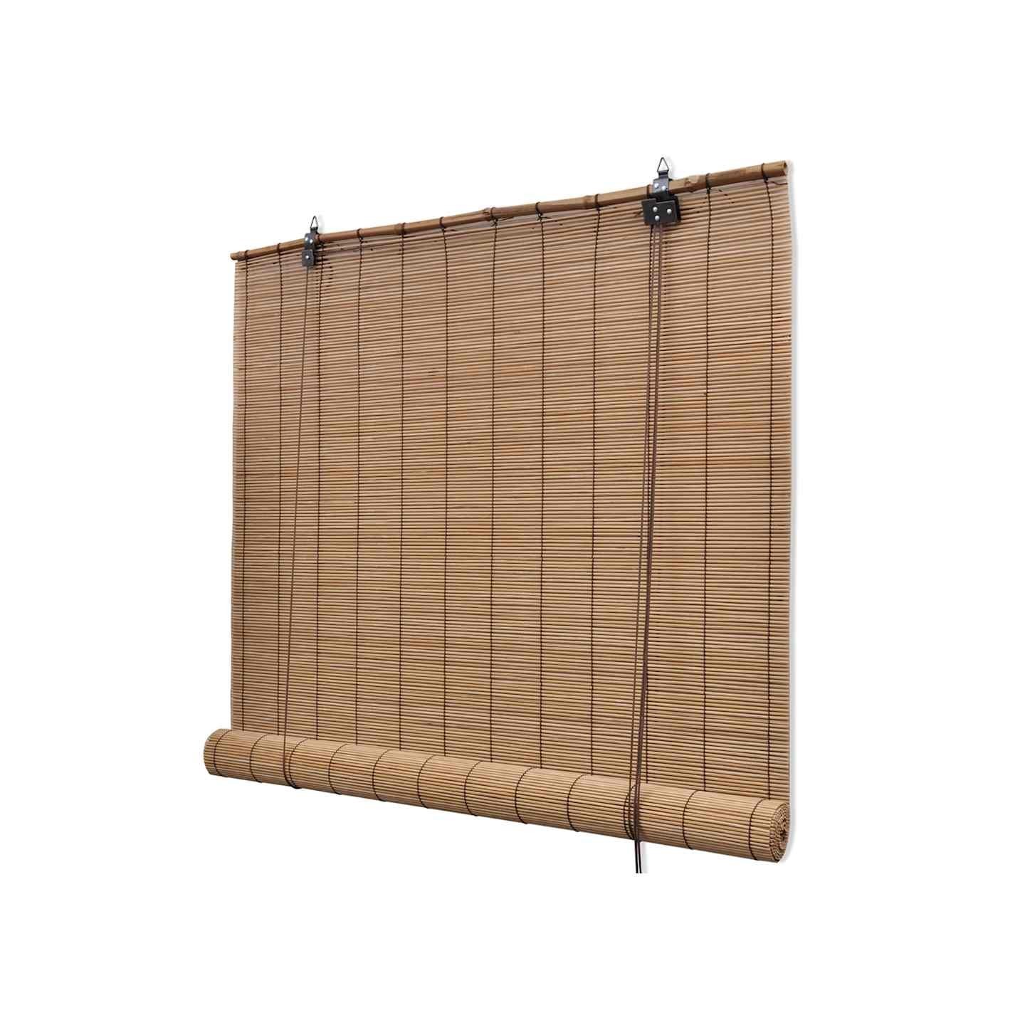 Store roulant en bambou 150x160 cm Marron