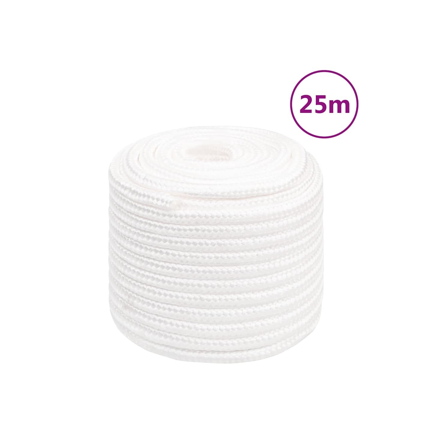 Corde de bateau Blanc complet 18 mm 25 m Polypropylène