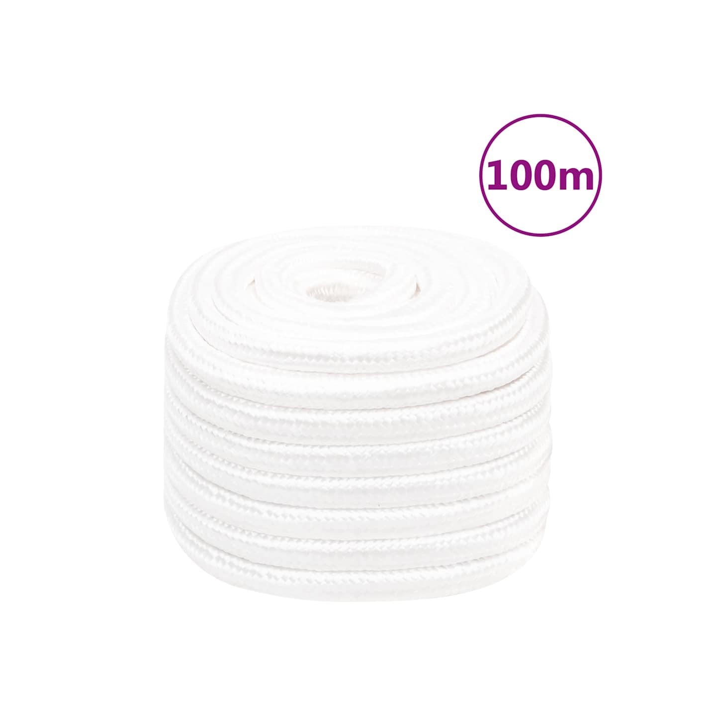 Corde de bateau Blanc complet 20 mm 100 m Polypropylène