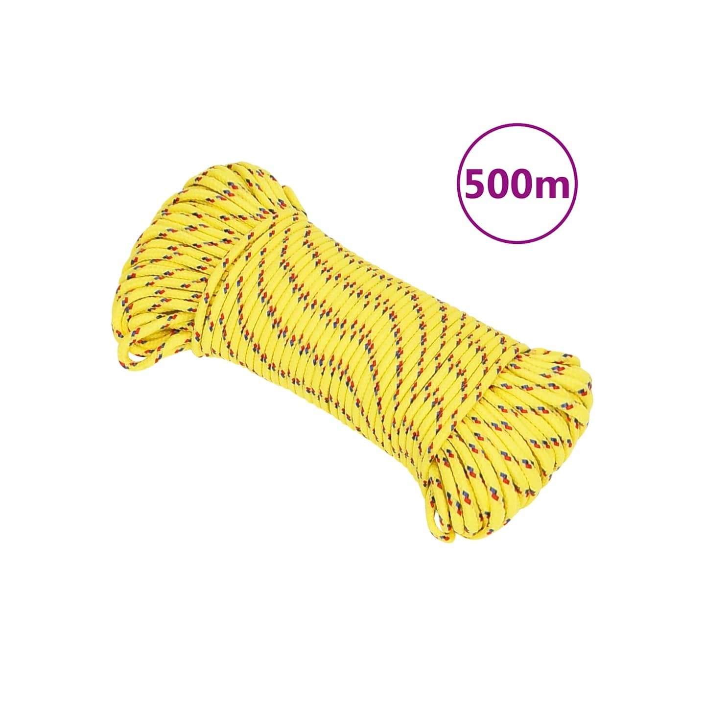 Corde de bateau Jaune 3 mm 500 m Polypropylène
