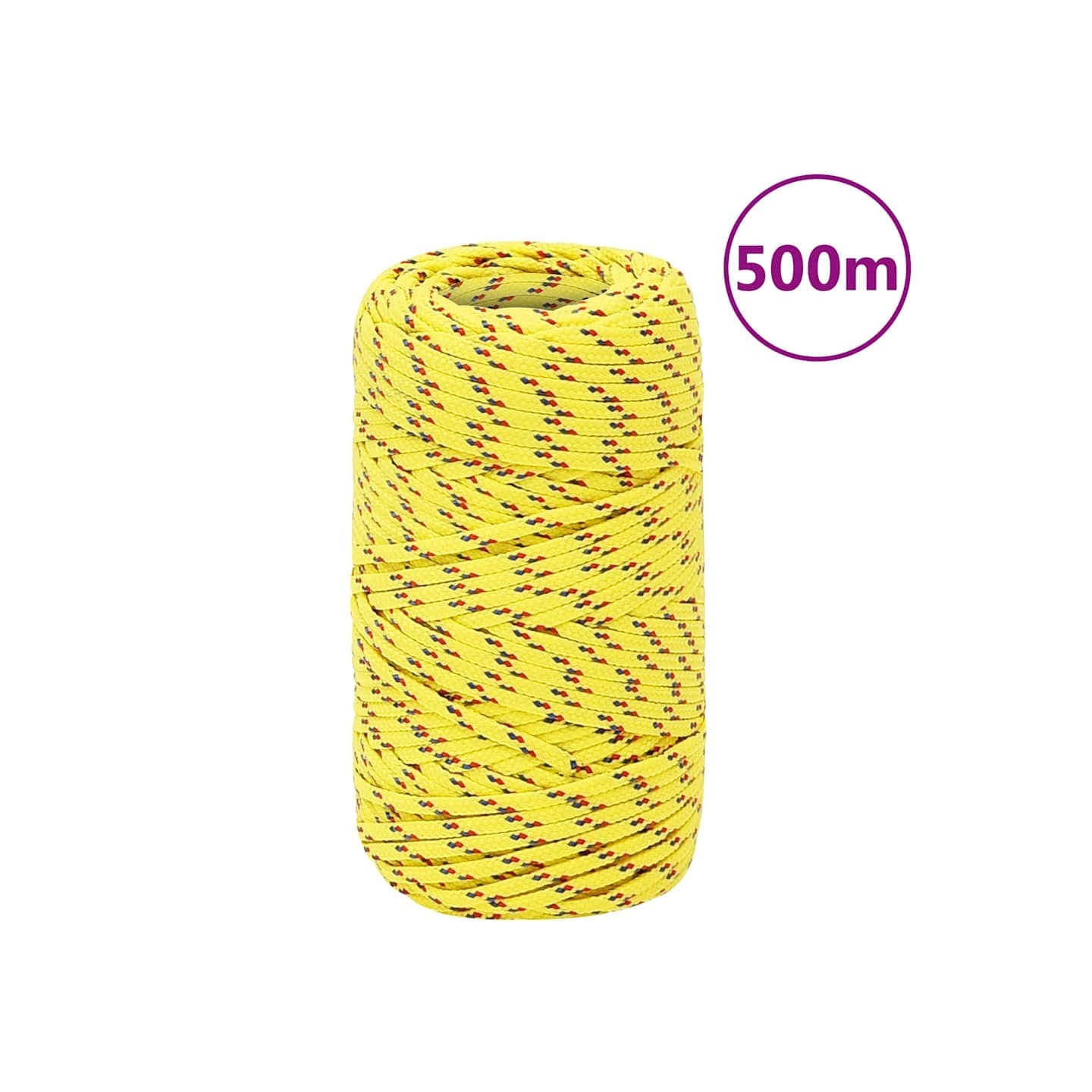 Corde de bateau Jaune 2 mm 500 m Polypropylène