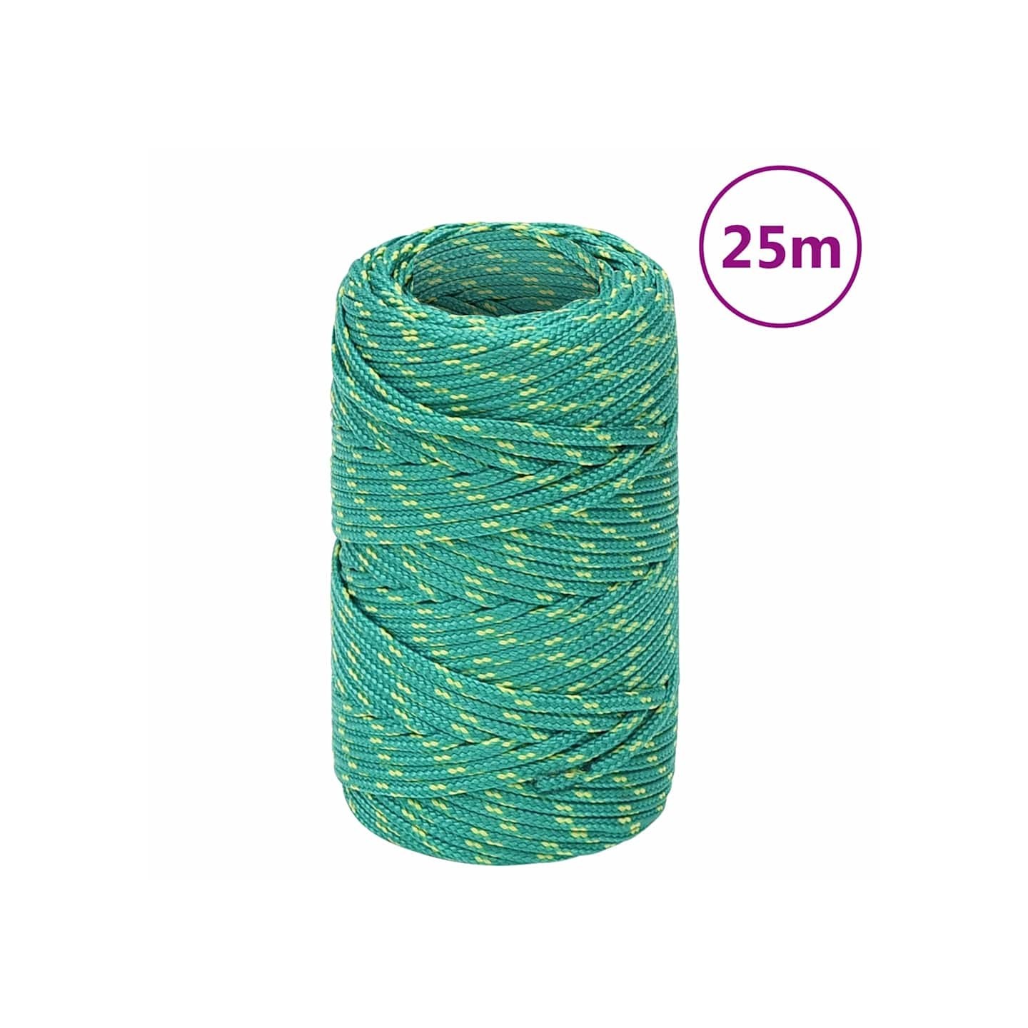 Corde de bateau Vert 2 mm 25 m Polypropylène