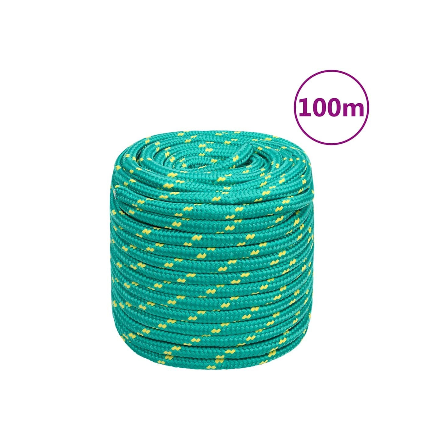 Corde de bateau Vert 18 mm 100 m Polypropylène