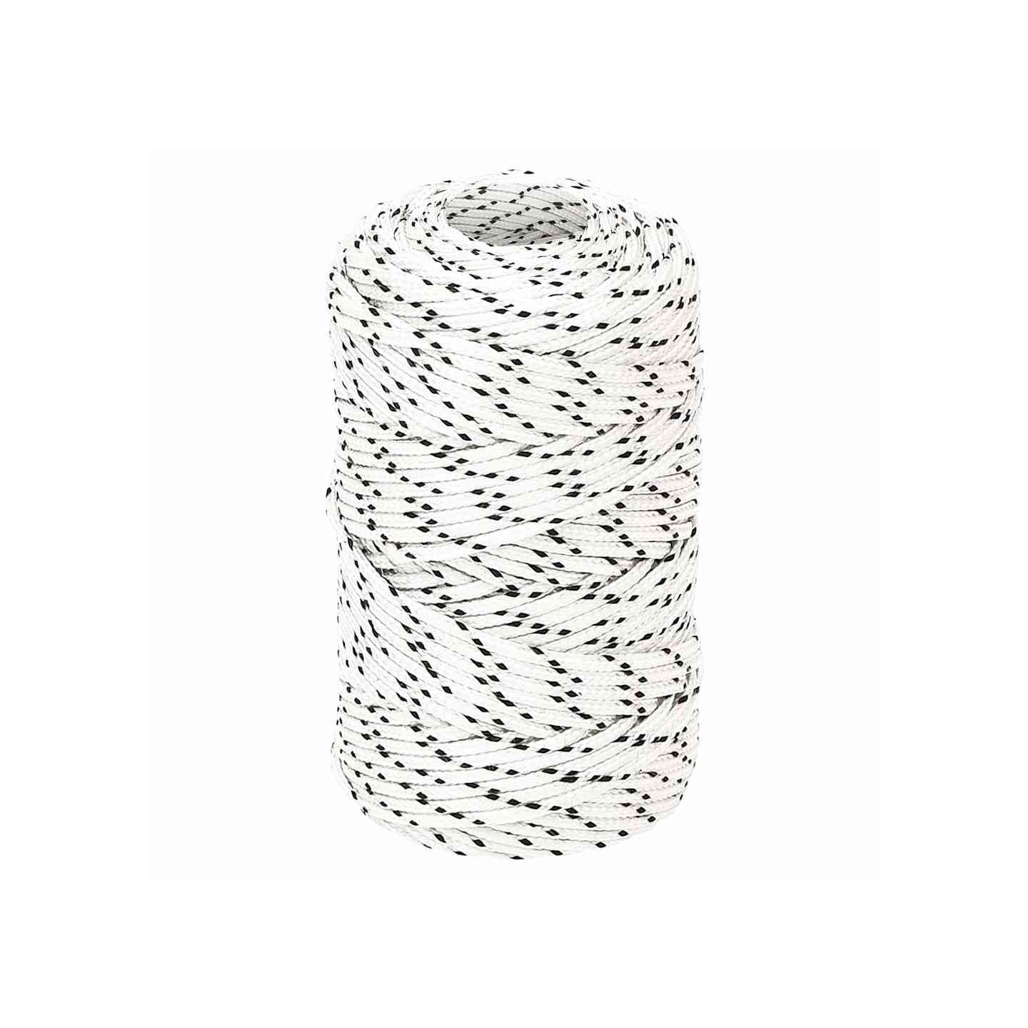 Corde de bateau tressé Blanc 2 mmx250 m Polyester