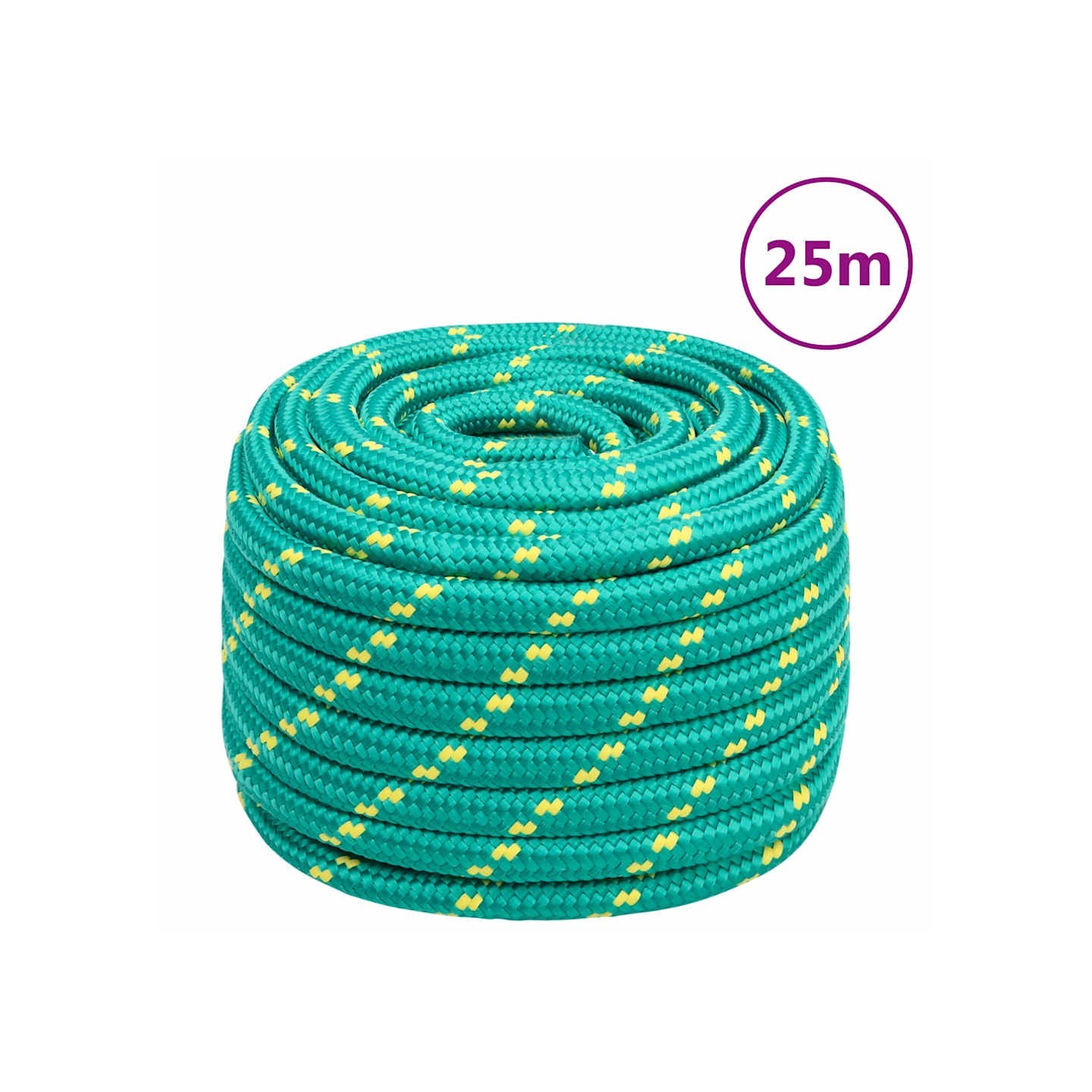 Corde de bateau Vert 20 mm 25 m Polypropylène