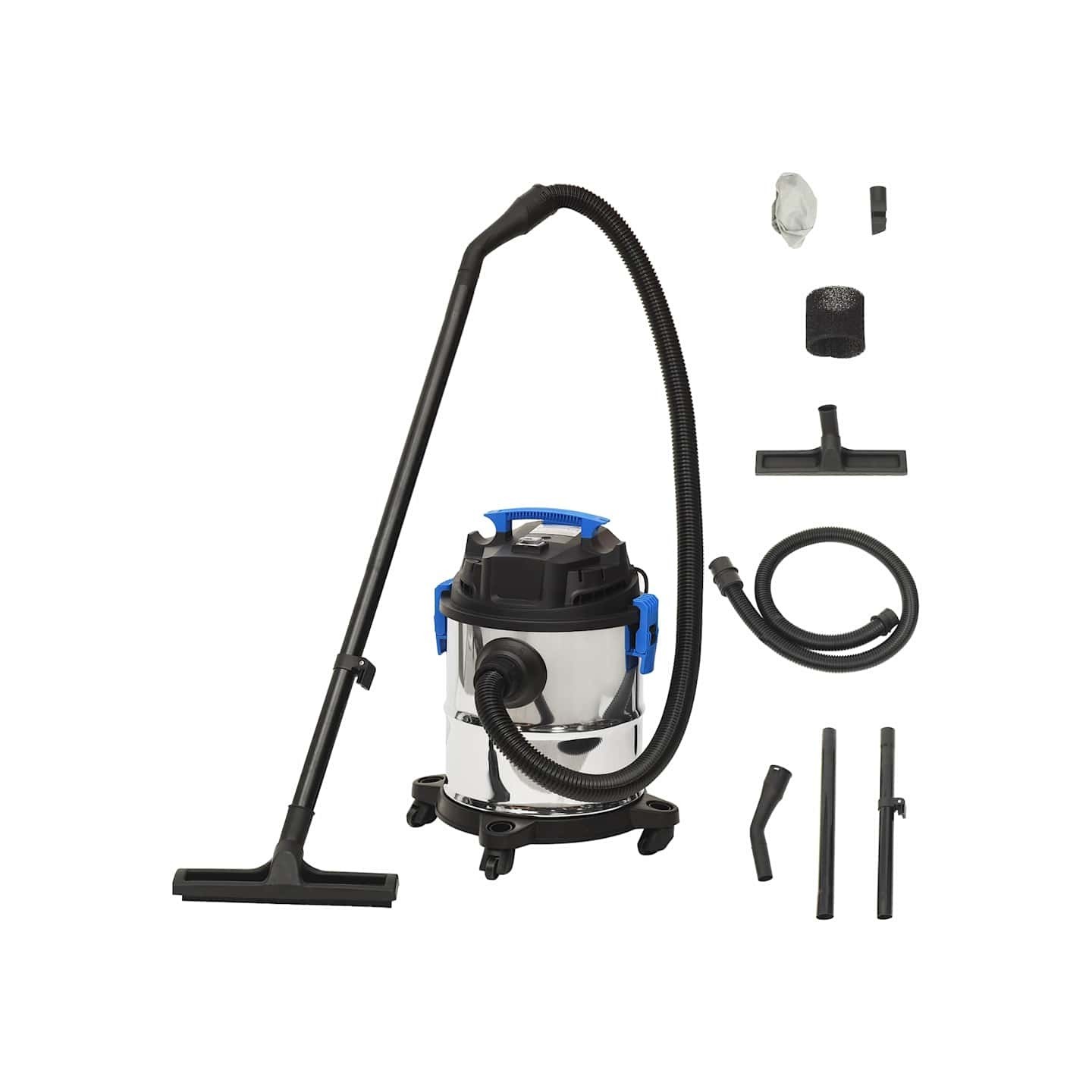 Aspirateur sec et humide 1200 W 20 L Argenté