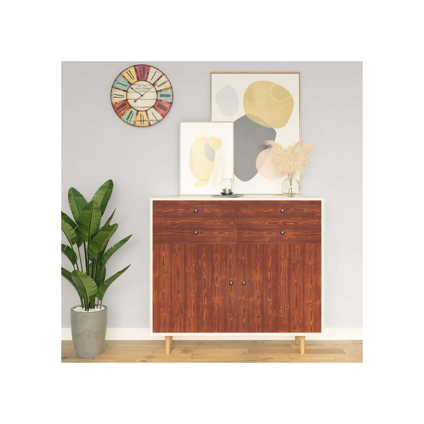 Film autoadhésif pour meubles Acacia 500x90 cm PVC