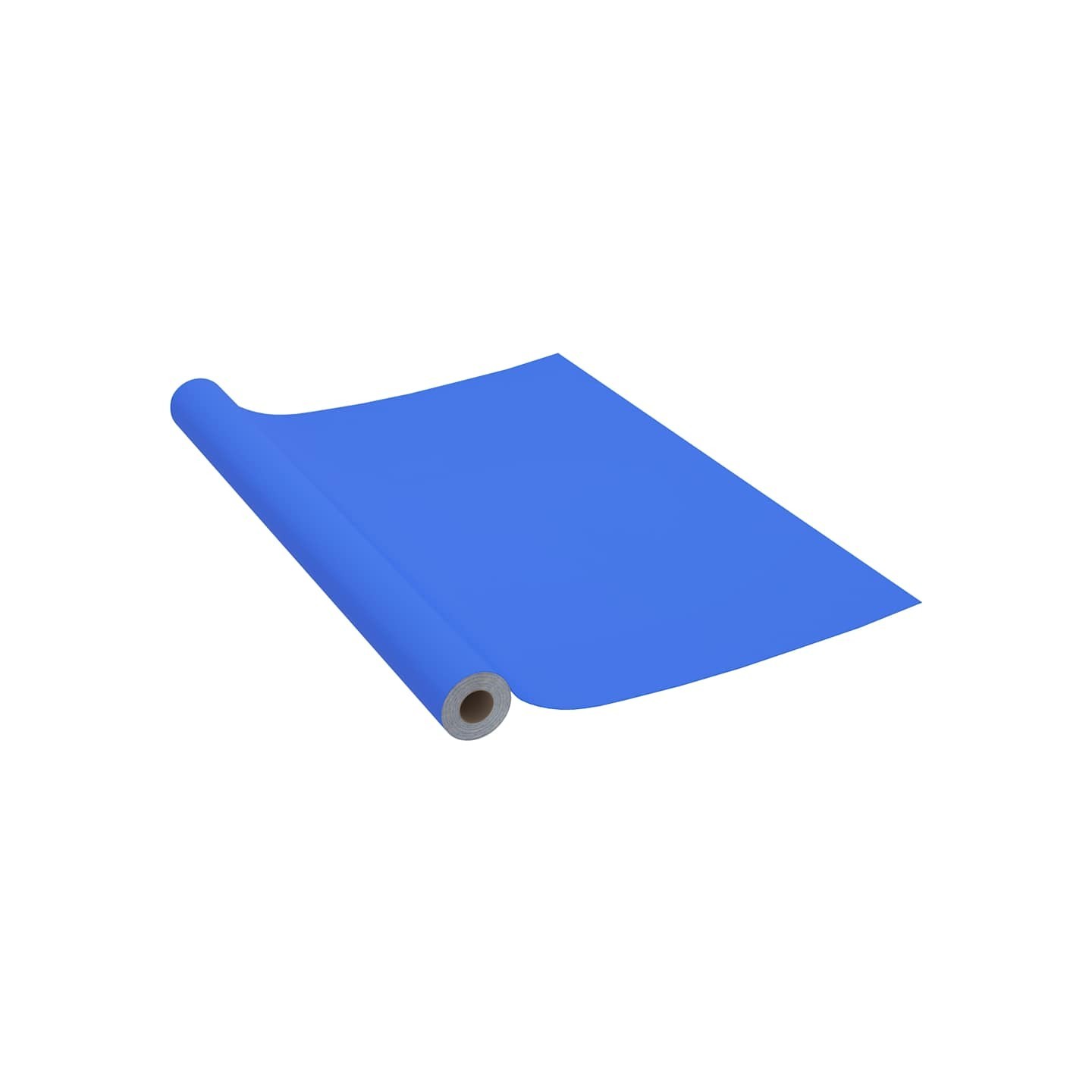 Film autoadhésif pour meubles Bleu brillant 500x90 cm PVC