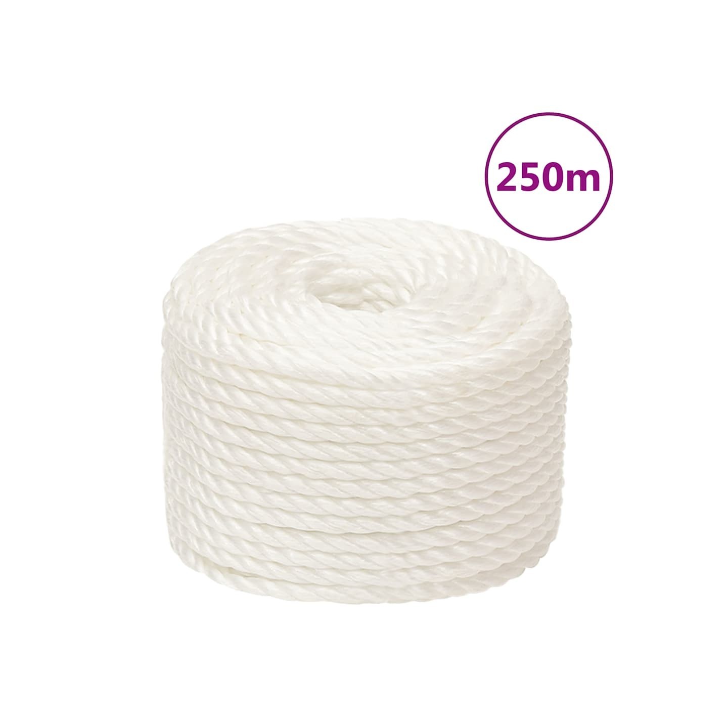 Corde de travail Blanc 14 mm 250 m polypropylène