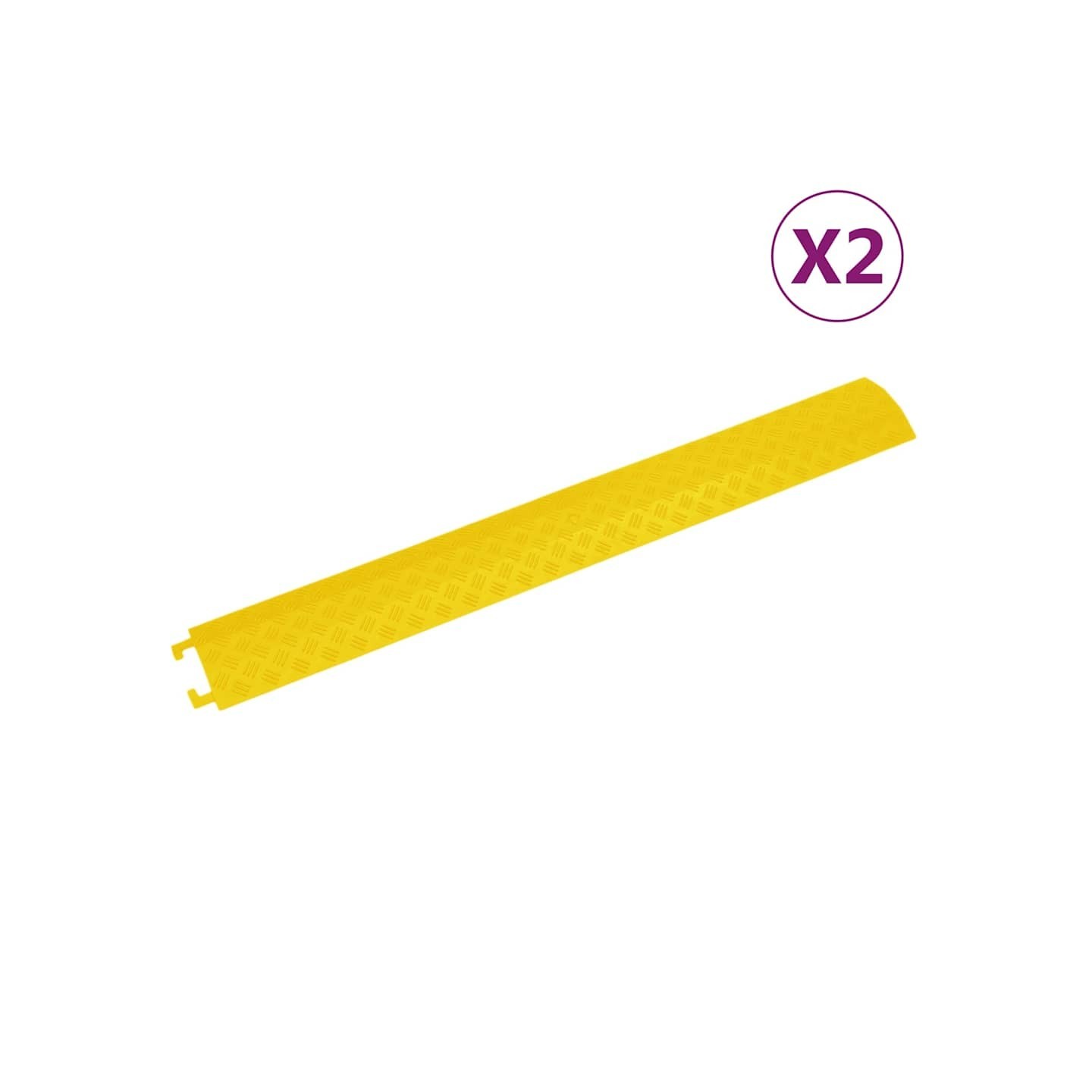 Rampes de protection de câble 2 pcs 98,5 cm Jaune