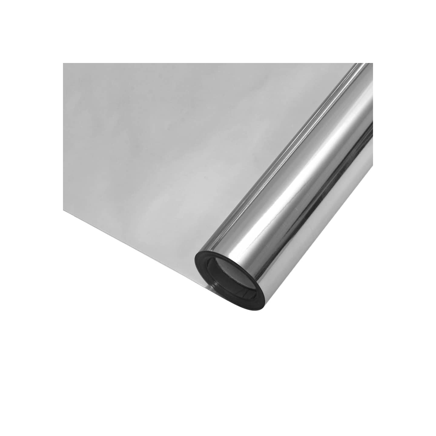 Film solaire réfléchissant statique Argenté 90 x 500 cm PVC