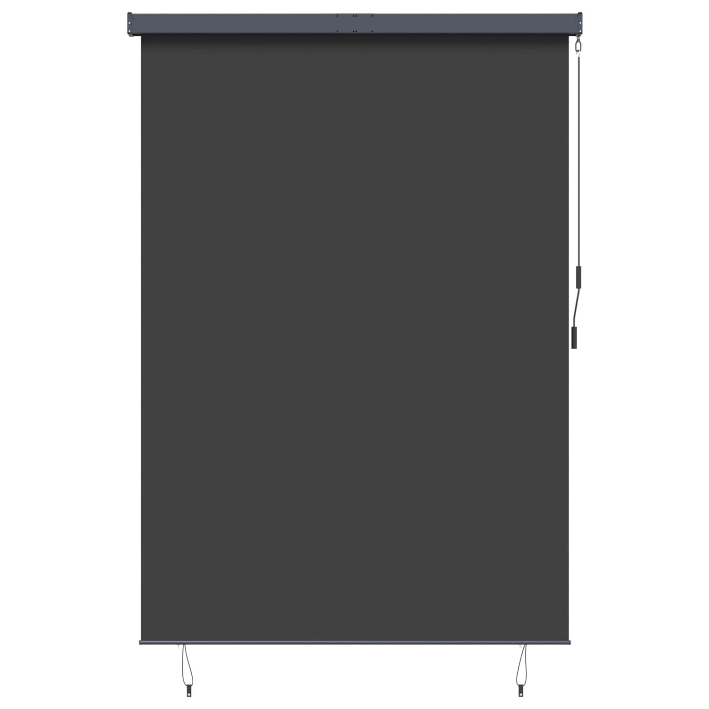 Store enrouleur Anthracite 180 x 250 cm Tissu et Aluminium