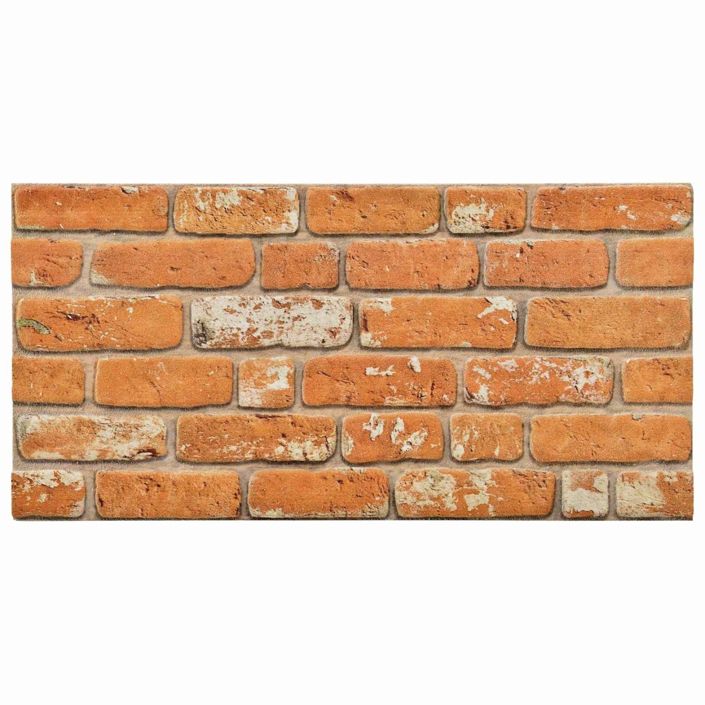 Panneaux muraux 10 pc 100 x 50 cm Brique Mousse EPS