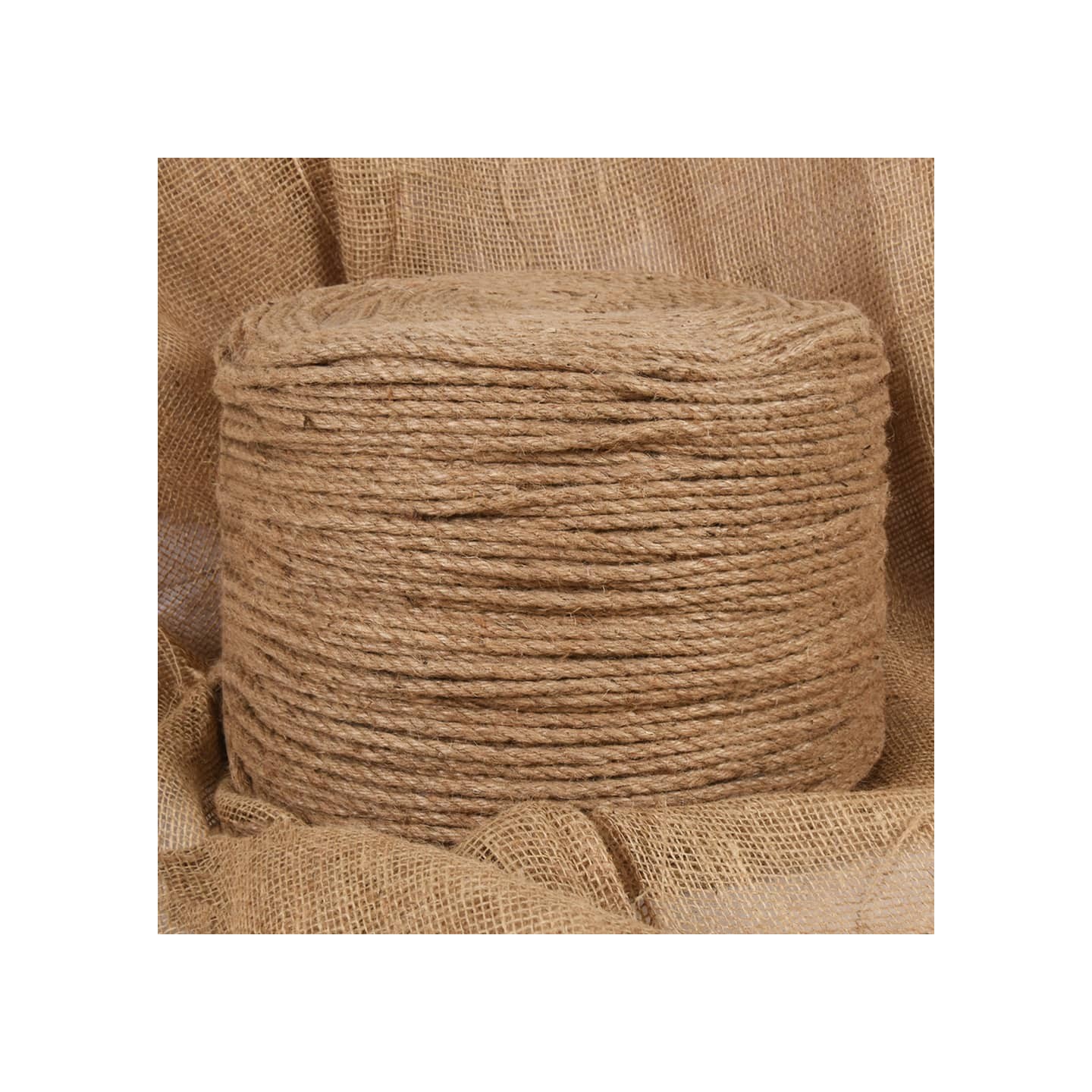 Corde de jute 100 m de long 8 mm d'épaisseur