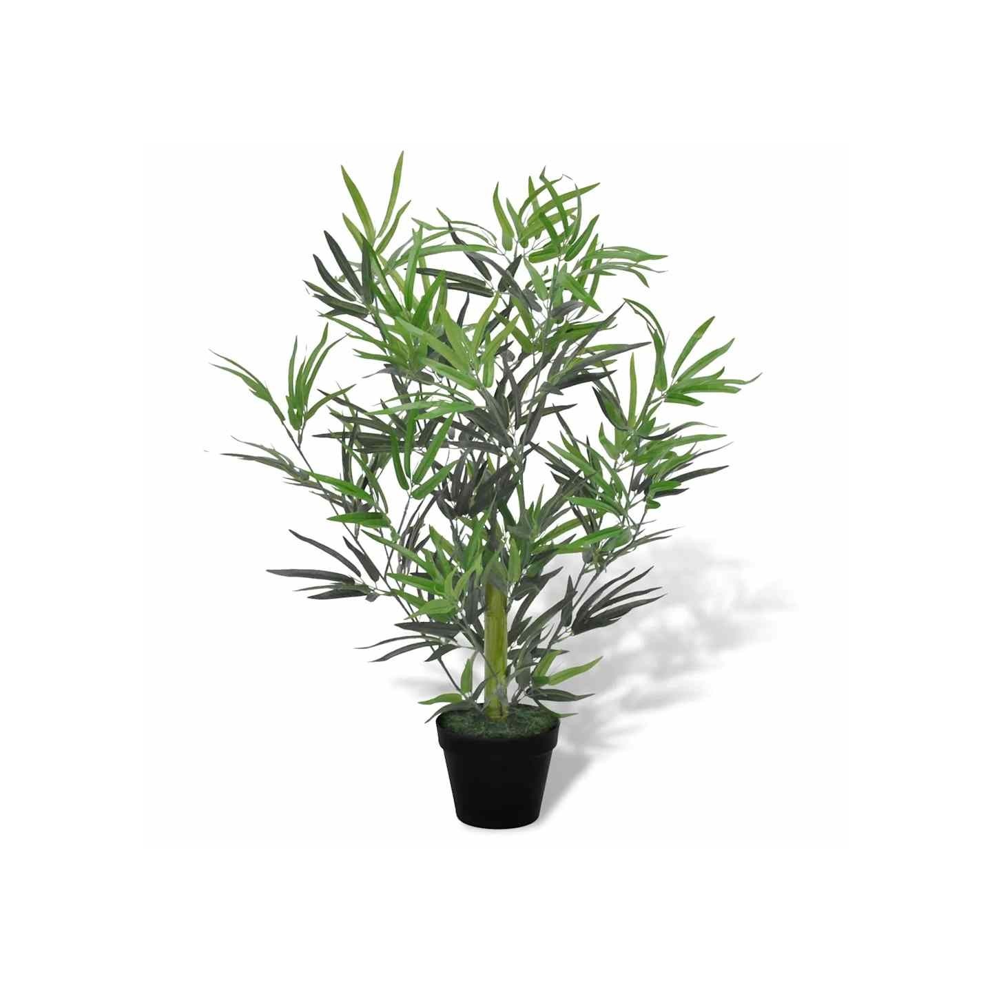 Bambou artificiel avec pot 80 cm