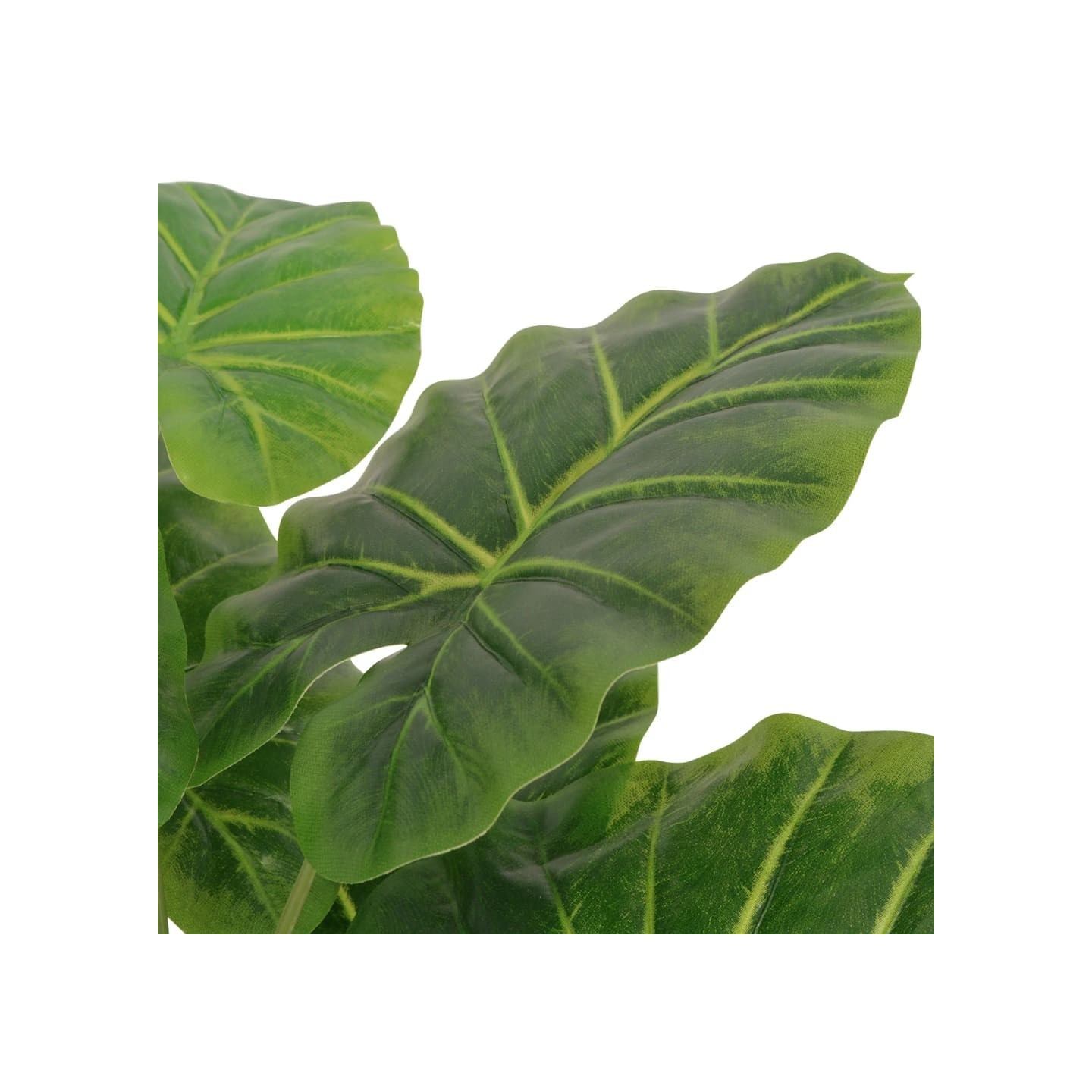 Plante Taro artificielle avec pot 45 cm Vert