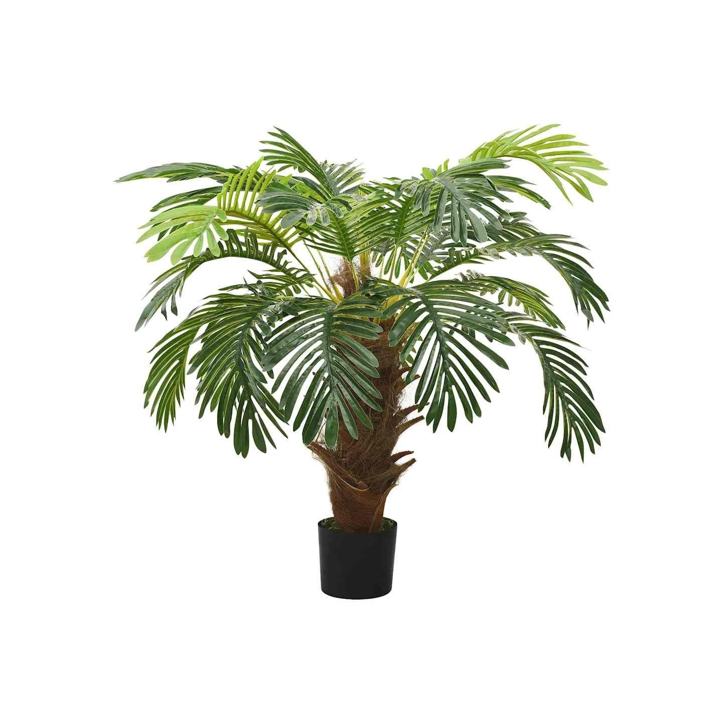 Palmier Cycas artificiel avec pot 90 cm Vert