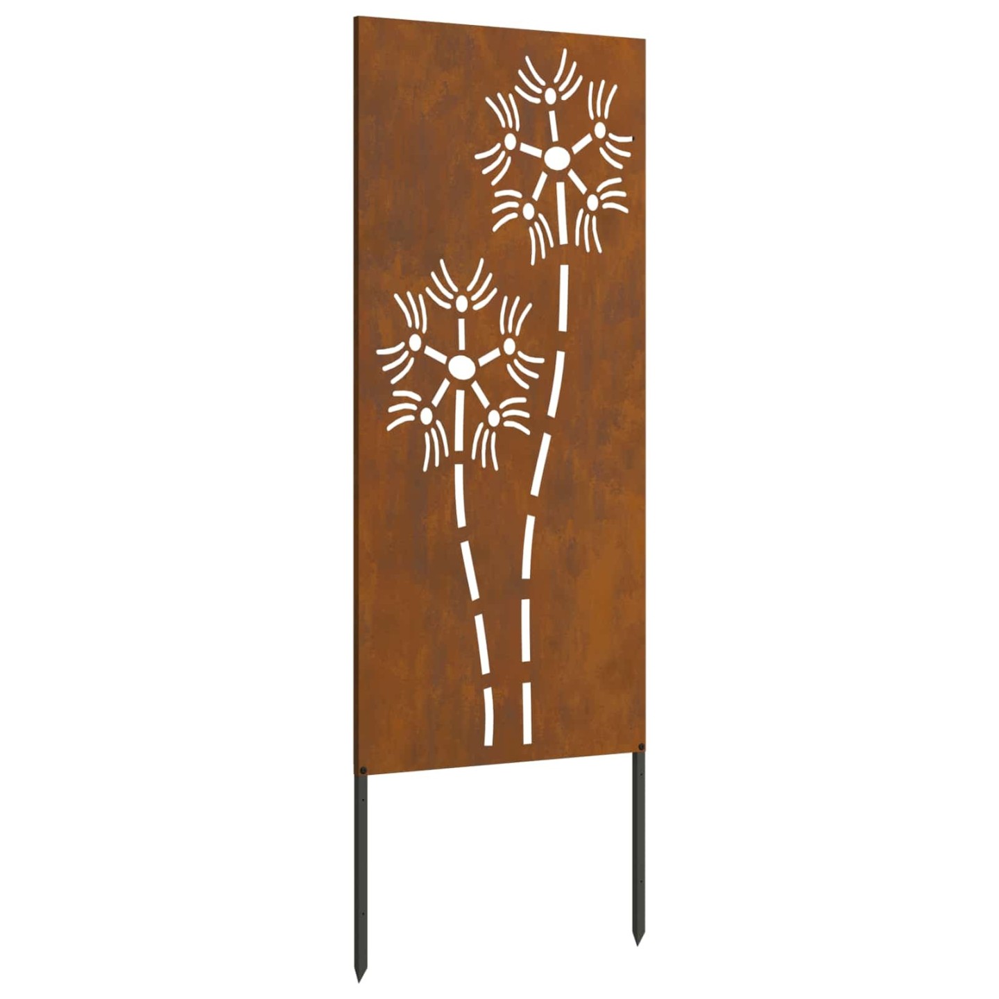 Écran de confidentialité de jardin Fretwork Rouillé 50 x 140 cm