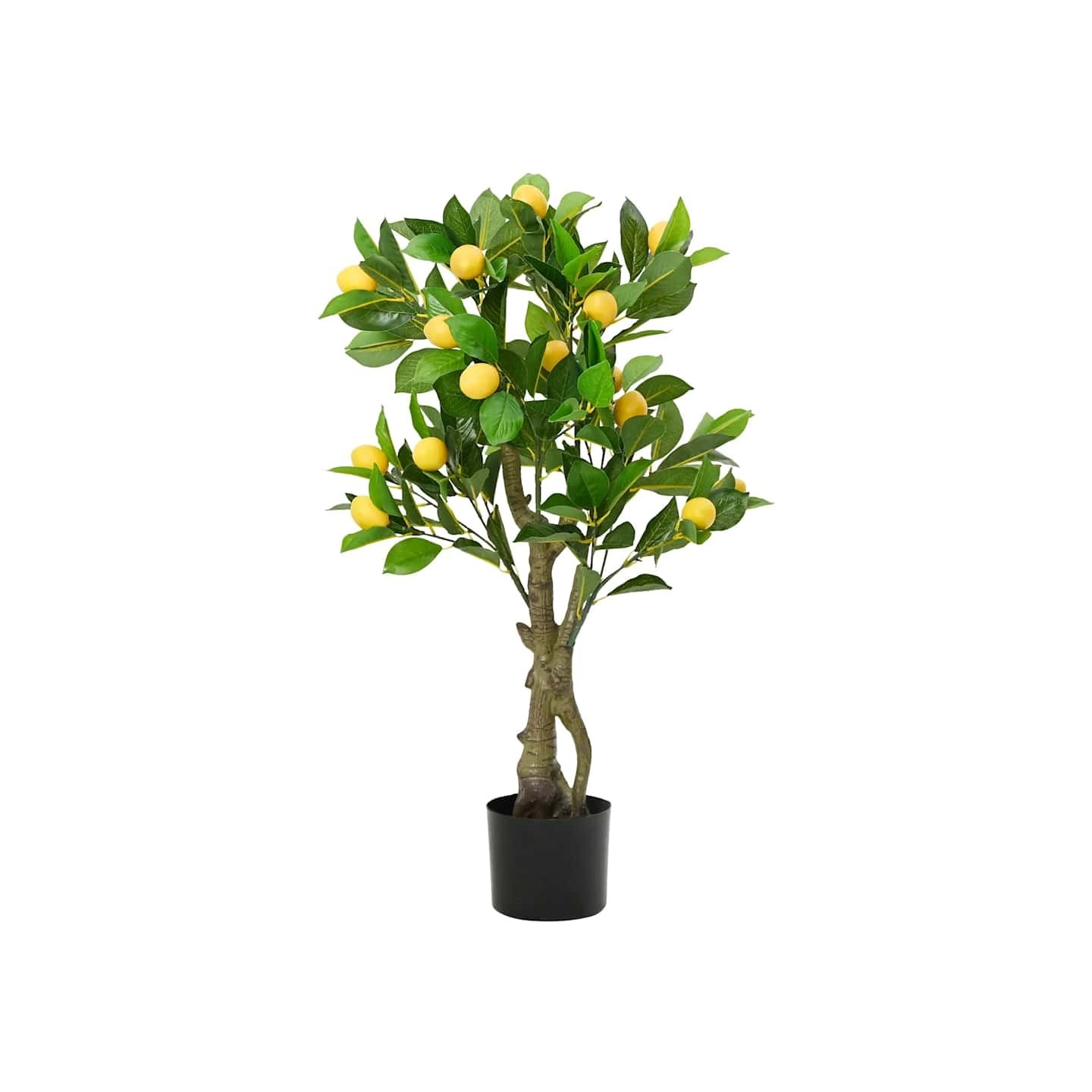 Citronnier artificiel 234 feuilles 90 cm vert