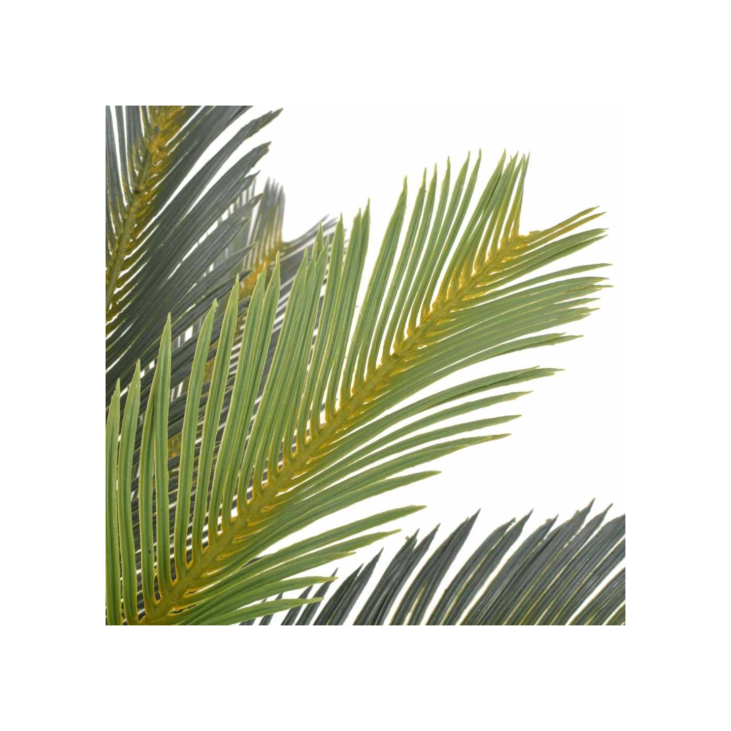 Plante artificielle avec pot Palmier Cycas Vert 90 cm