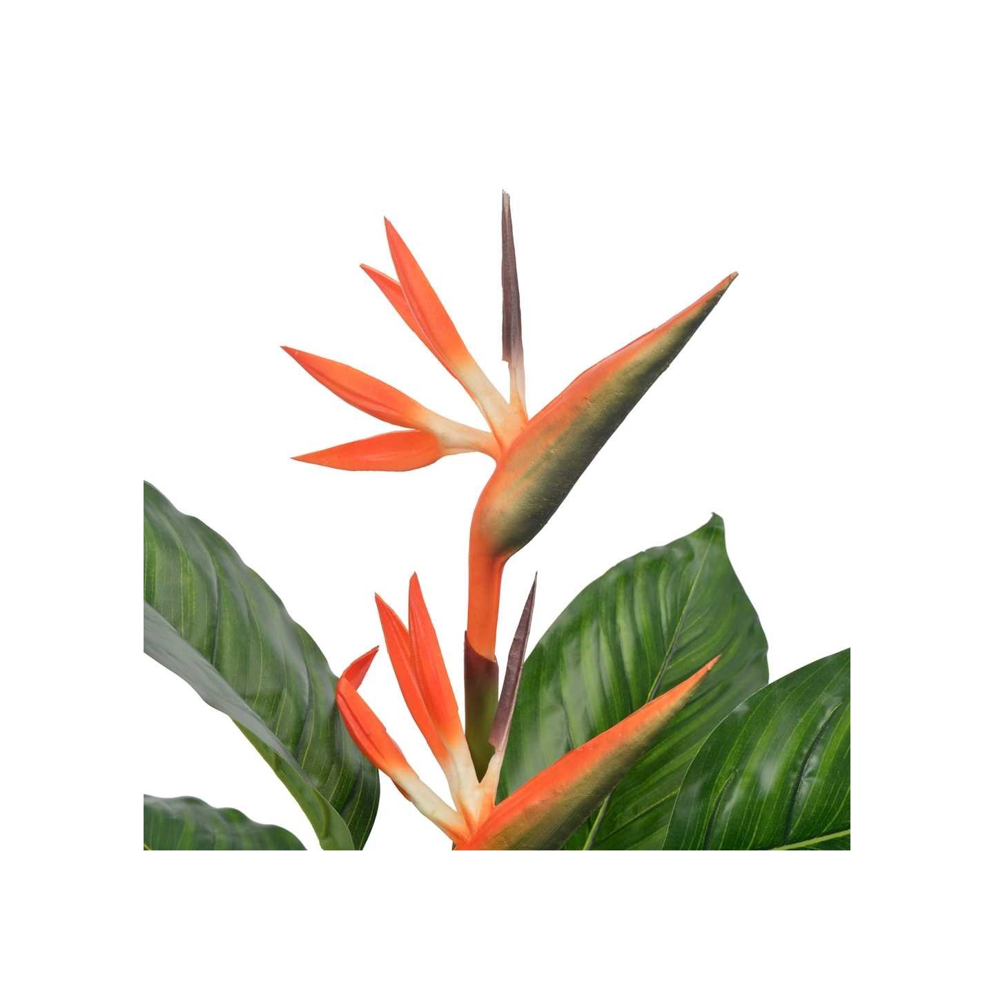 Plante artificielle Strelitzia avec pot Rouge 100 cm