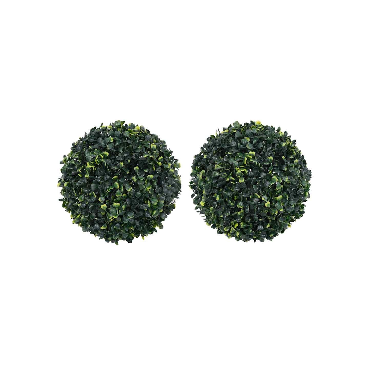 Boules de buis artificielles 2 pcs 45 cm