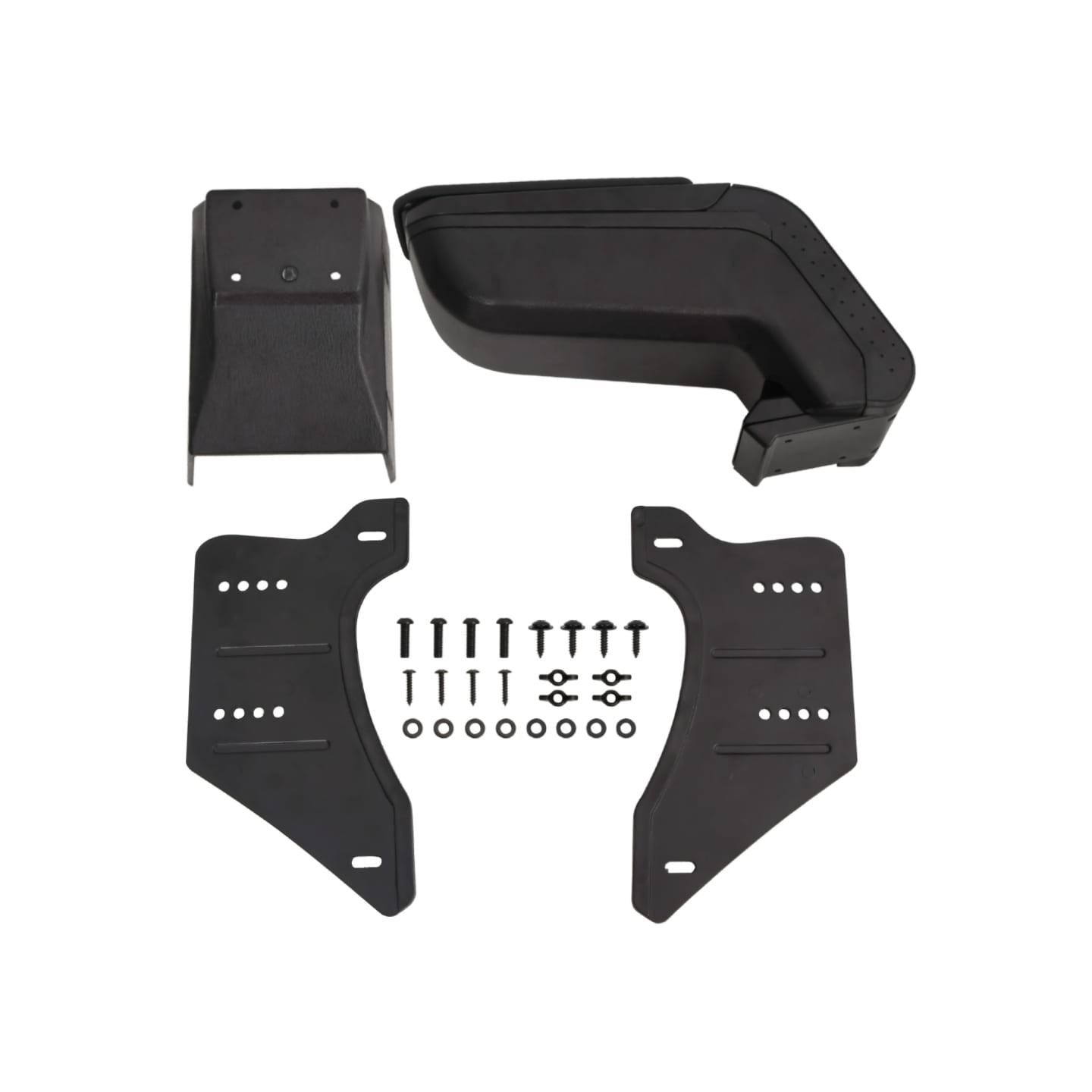 Accoudoir de voiture universel noir 14x30x(32-48,5) cm ABS