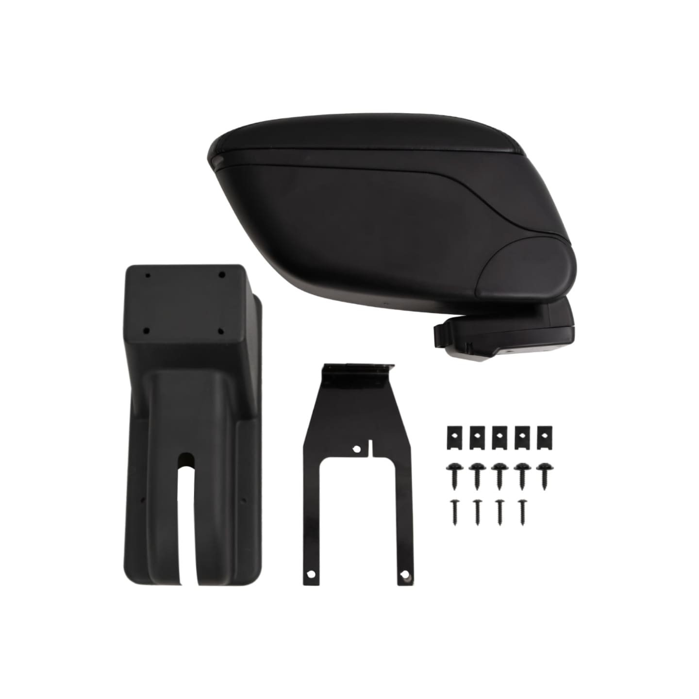 Accoudoir de voiture noir 12x29x(32-46) cm ABS