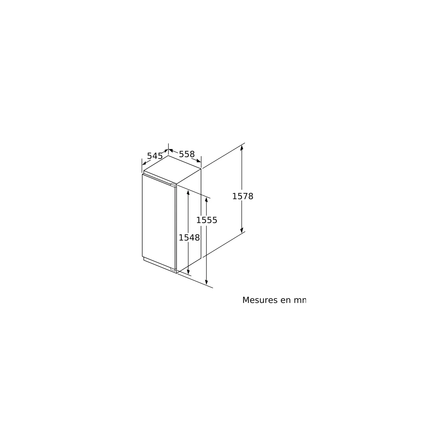 Réfrigérateur encastrable Siemens iQ500 KI72LADE0 248 L | Nimestore