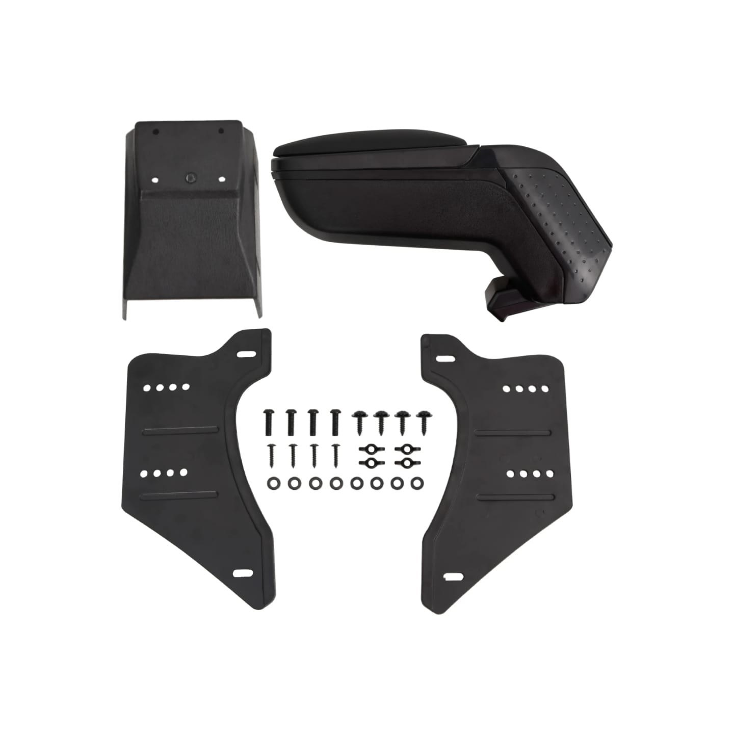 Accoudoir universel de voiture noir 13x33x(33-53) cm ABS