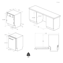 Lave-vaisselle intégrable Candy CIP3E7L0W 13 couverts | Nimestore