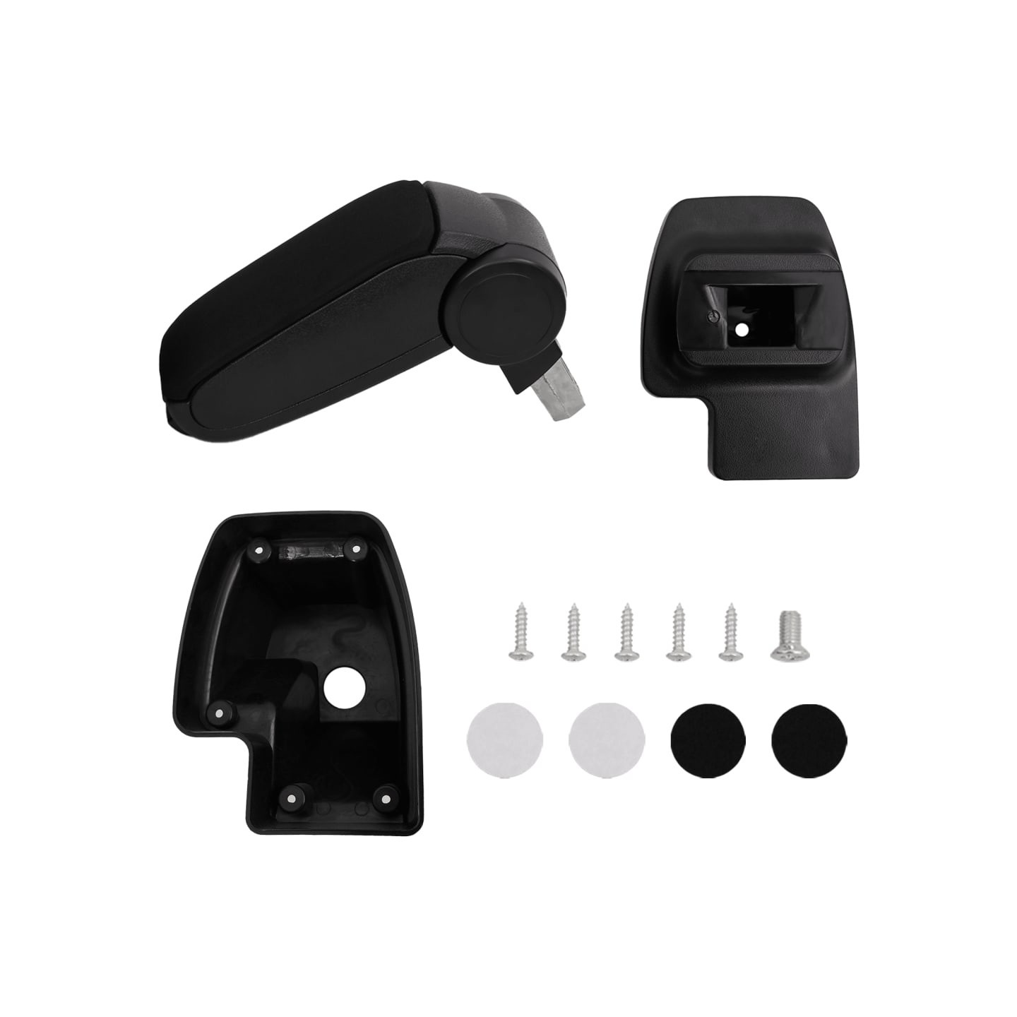 Accoudoir de voiture noir 15x35x(33-49,5) cm ABS