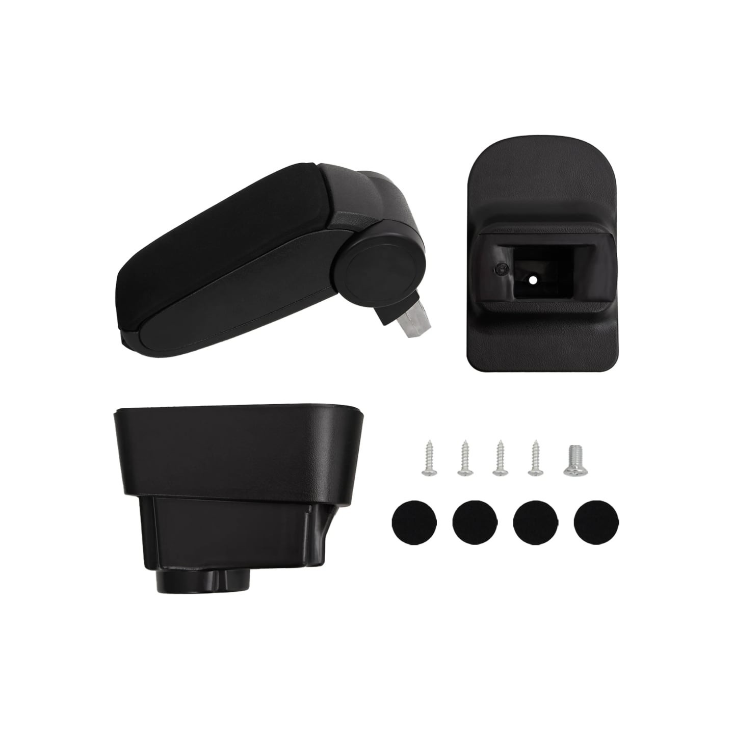 Accoudoir de voiture noir 11x35x(32-49) cm ABS