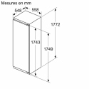Réfrigérateur encastrable Siemens iQ300 KI82LVFE0 280 L | Nimestore