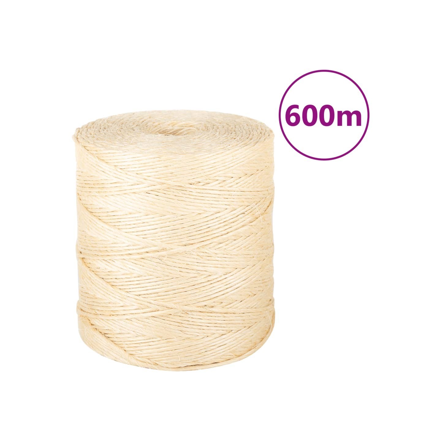Corde 100 % sisal 2 mm 600 m