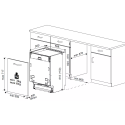 Lave-vaisselle intégrable Beko PDIN 25311 13 couverts | Nimestore