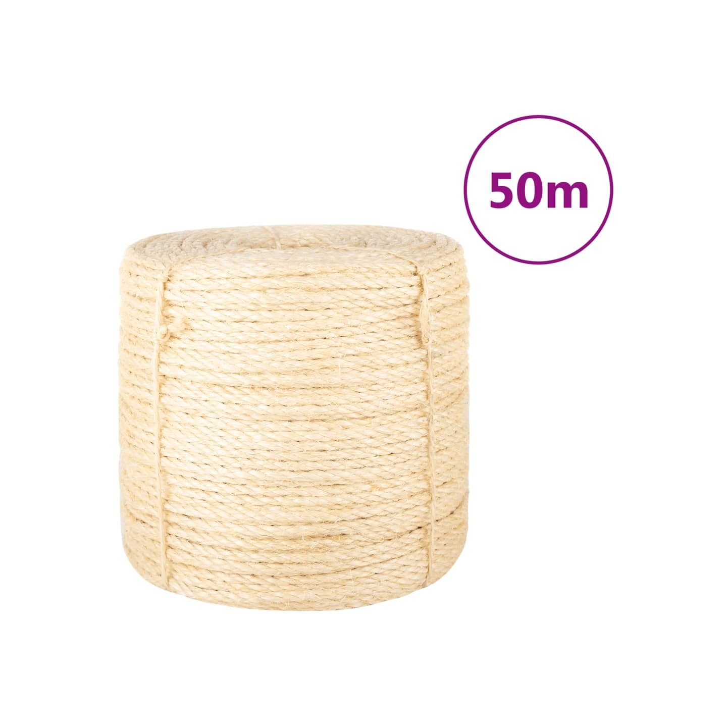 Corde 100 % sisal 6 mm 50 m