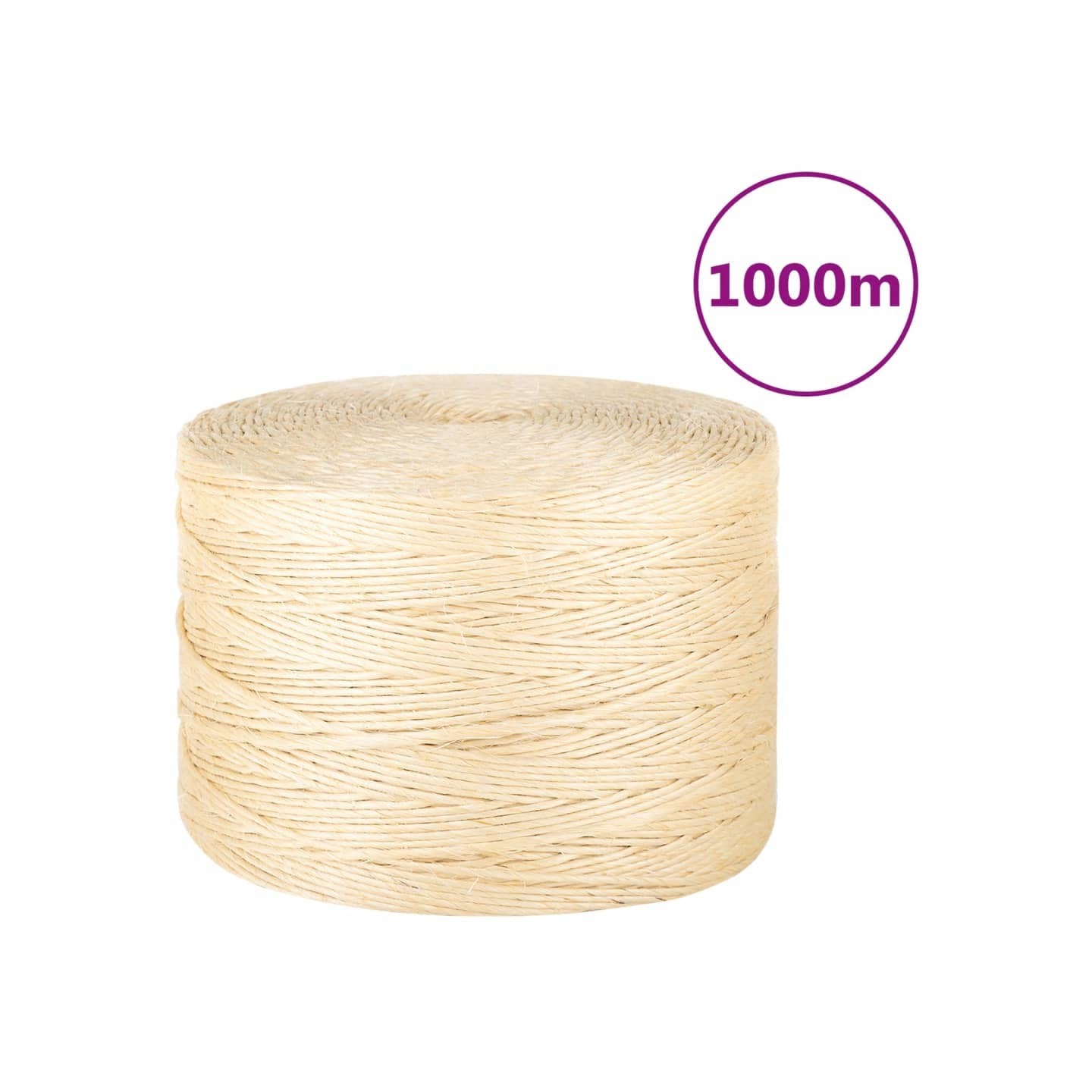 Corde 100 % sisal 3 mm 1000 m