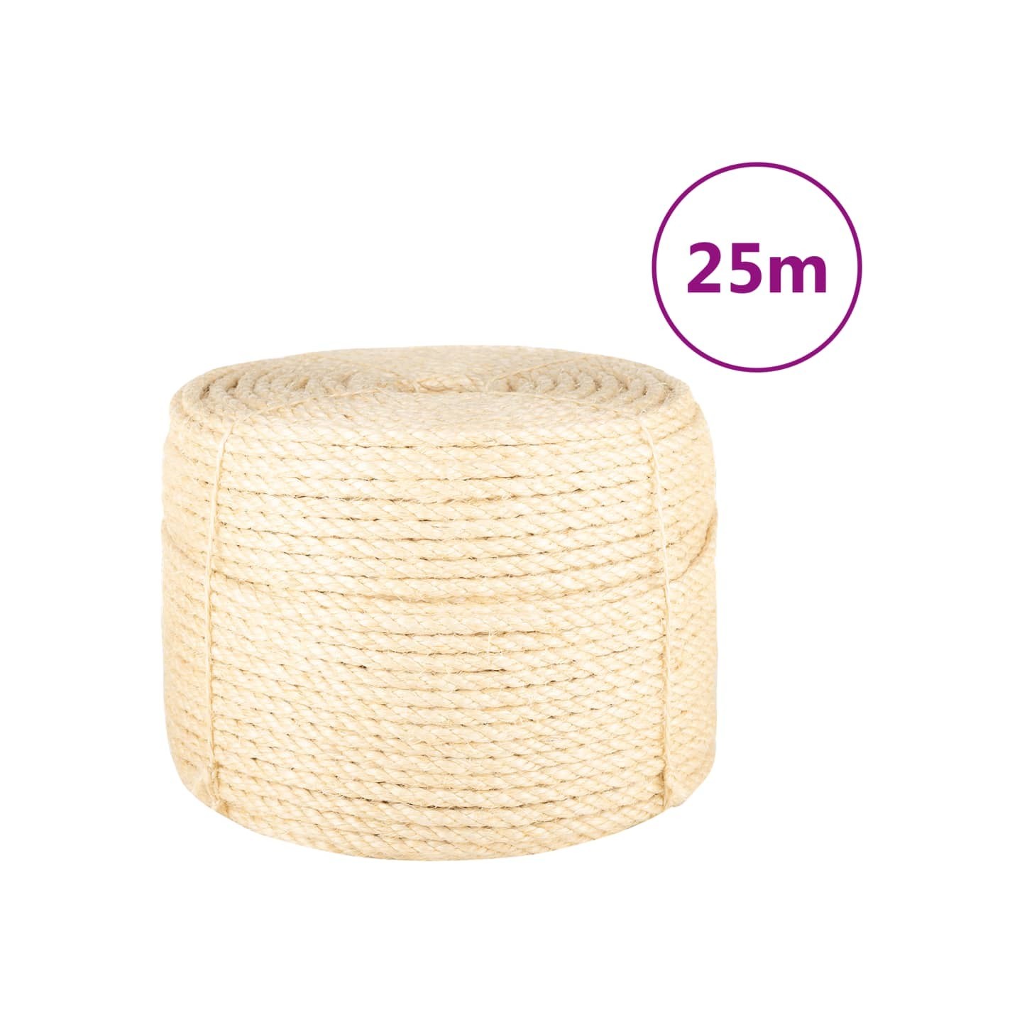 Corde 100 % sisal 10 mm 25 m