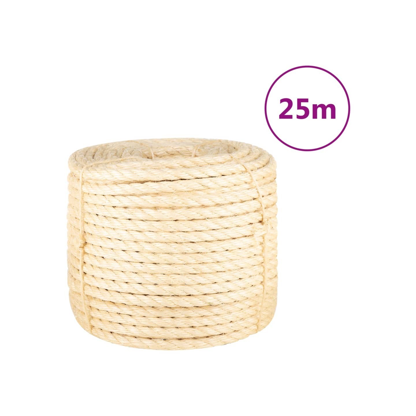 Corde 100 % sisal 14 mm 25 m
