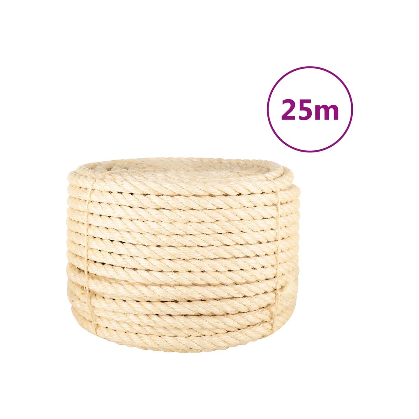 Corde 100 % sisal 20 mm 25 m