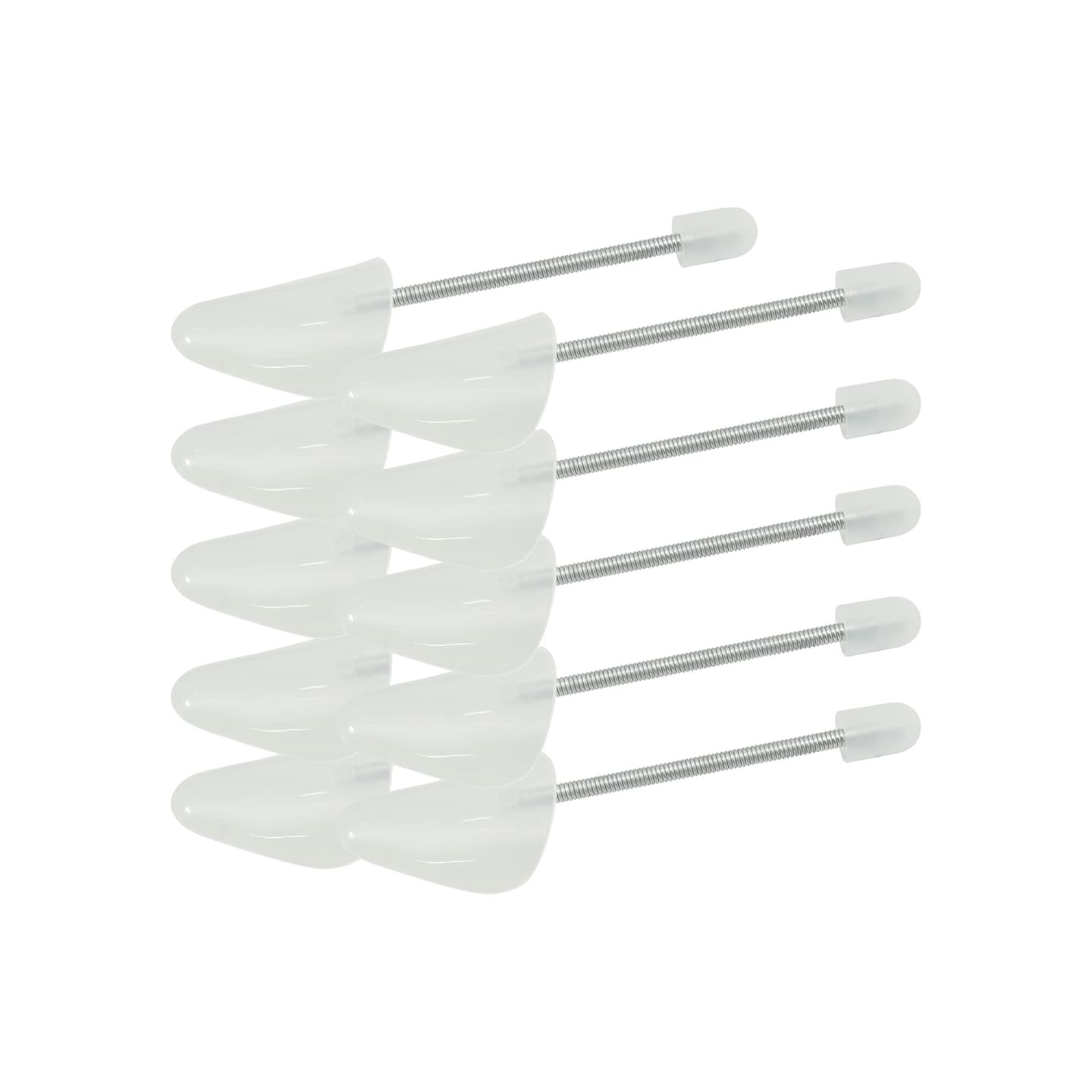 Embauchoirs 5 paires blanc EU 38-44 plastique