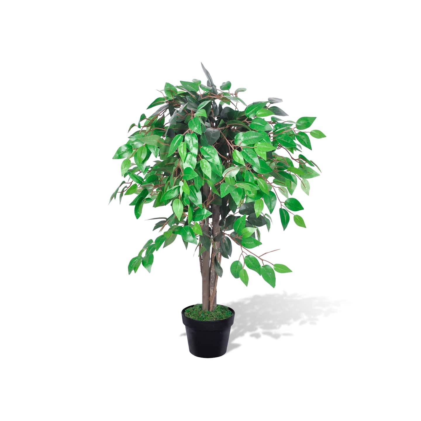 Palmier Artificiel Plastique avec Pot 90 cm