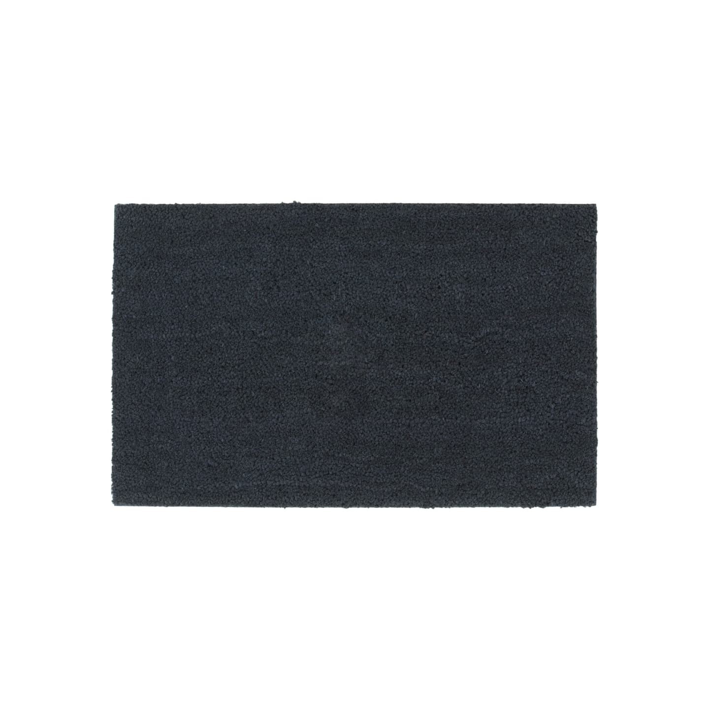 Tapis de porte gris foncé 50x80 cm fibre de coco touffeté