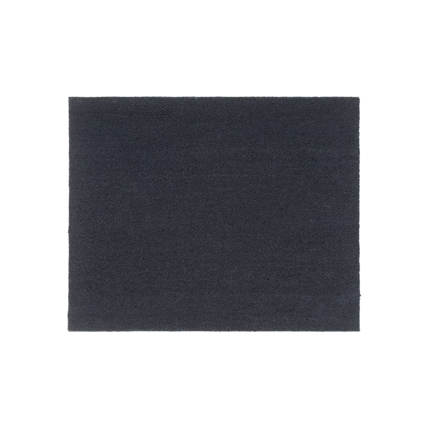 Tapis de porte gris foncé 80x100 cm fibre de coco touffeté
