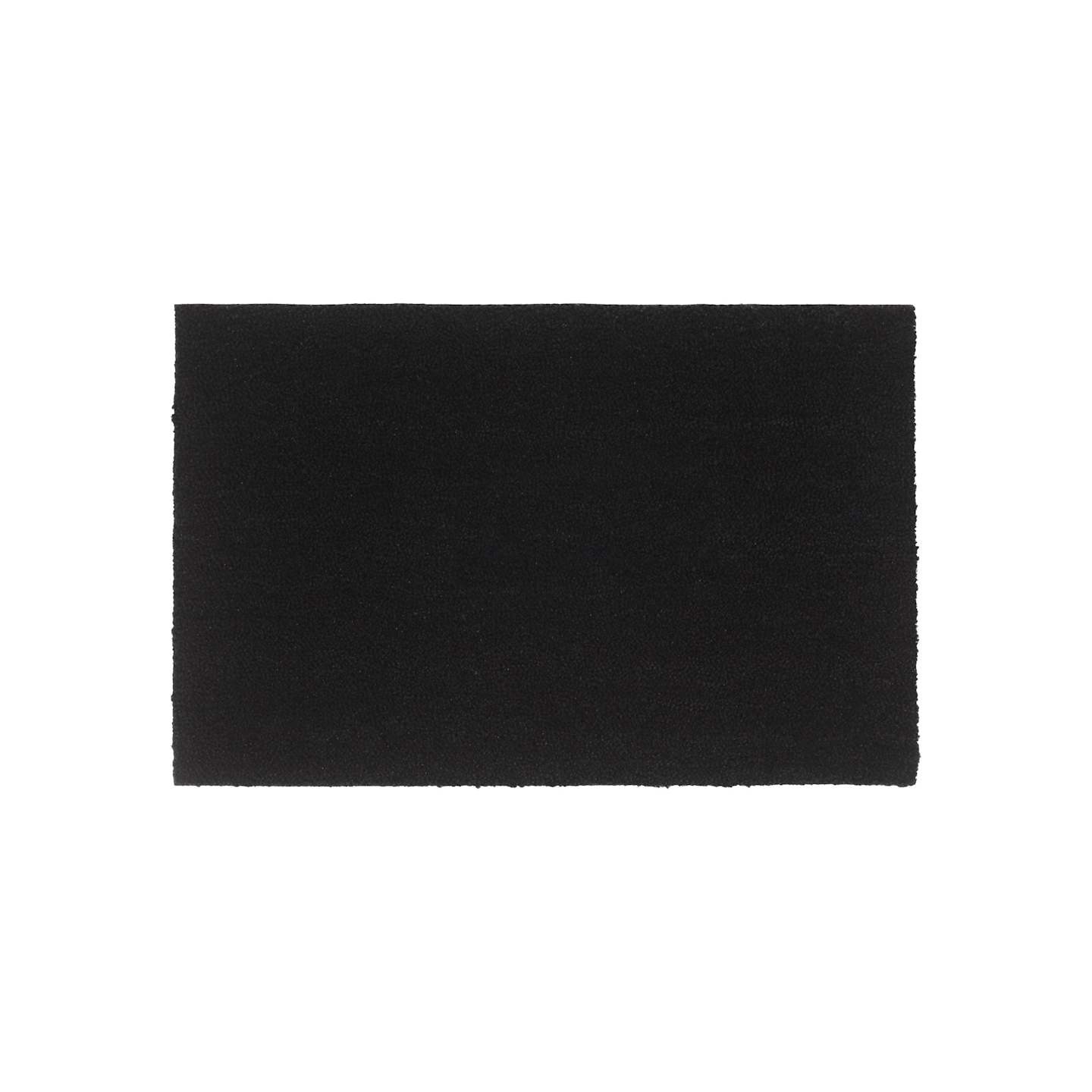 Tapis de porte noir 65x100 cm fibre de coco touffeté