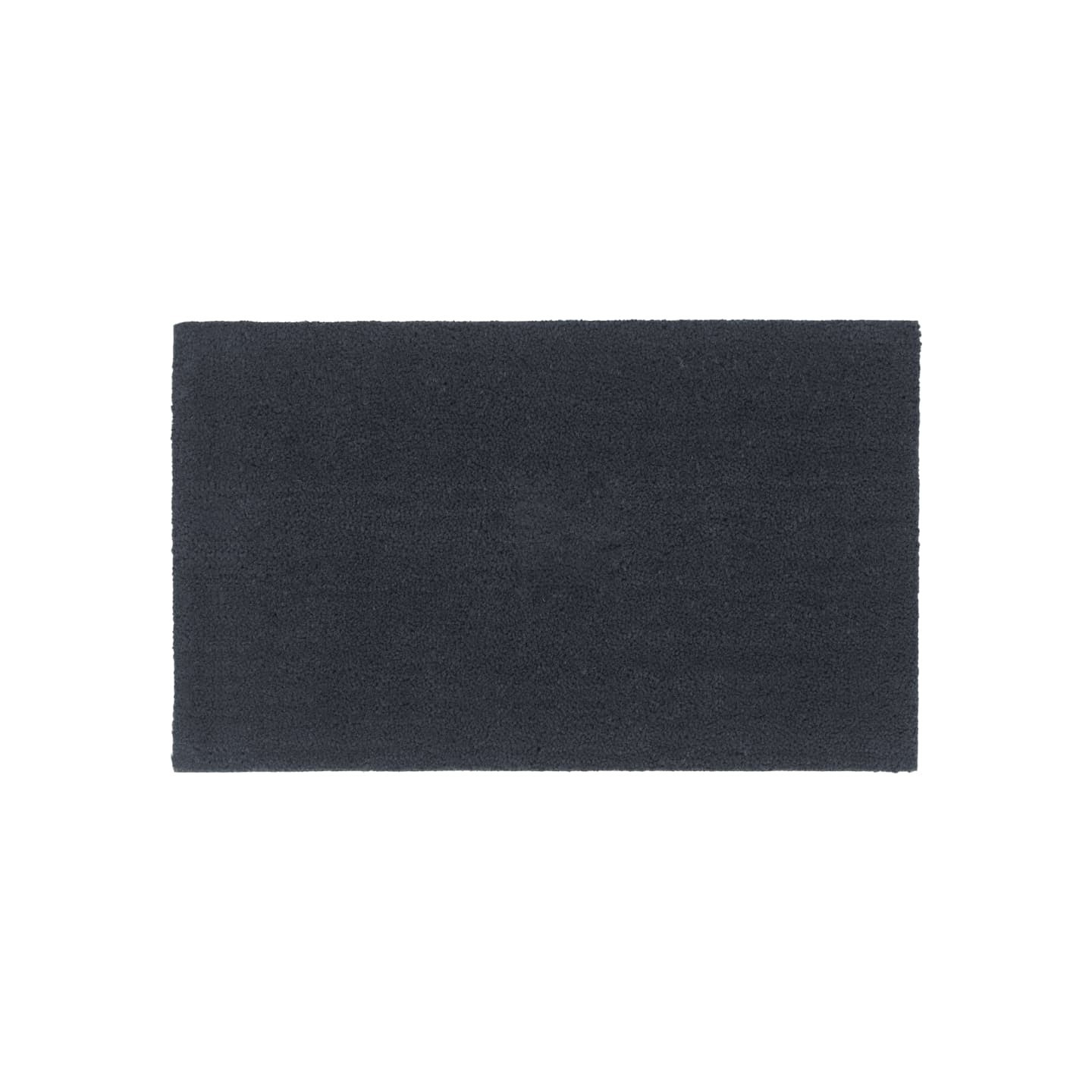 Tapis de porte gris foncé 90x150 cm fibre de coco touffeté