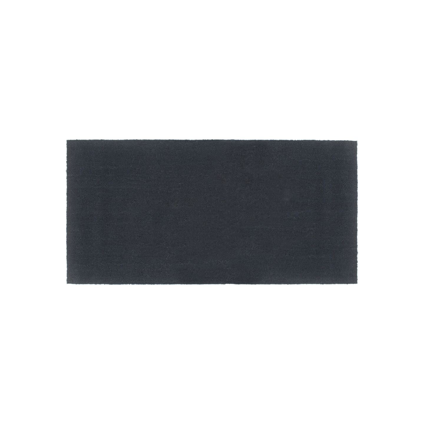 Tapis de porte gris foncé 100x200 cm fibre de coco touffeté