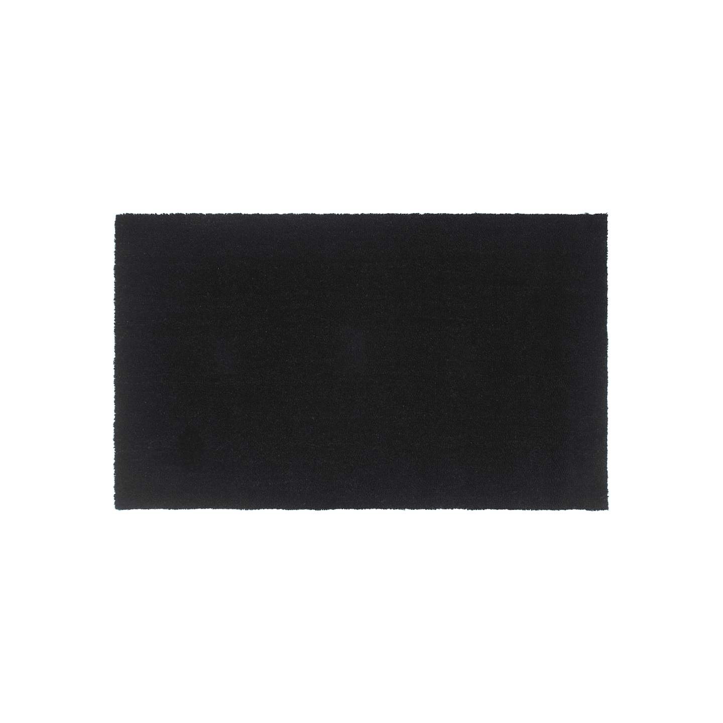 Tapis de porte noir 90x150 cm fibre de coco touffeté